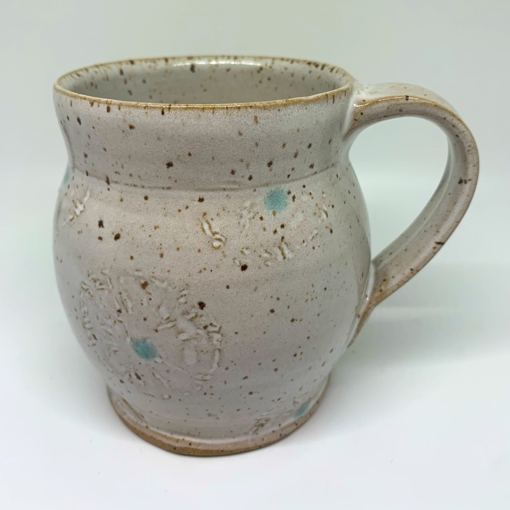 Hand crafted GLAZED ART POTTERY MUG